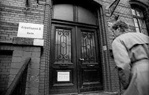 Germany, Berlin, 21.12.1990, Prenzlauer Berg job centre