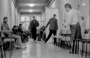 Germany, Berlin, 21.12.1990, Prenzlauer Berg job centre