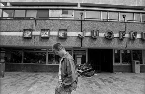 Germany, Berlin, 22 May 1991, closed youth club in Marzahn