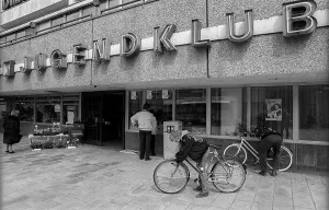 Germany, Berlin, 22 May 1991, youth club in Marzahn