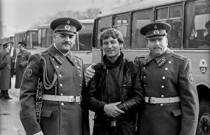 Germany, Berlin, 22.12.1990, departure of the Soviet guard of honour from the memorial in Tiergarten