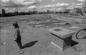 Germany, Berlin, 25 May 1991, area above the former Fuehrerbunker