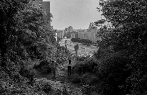 Germany, Berlin, 25.06.1991, Volkspark Friedrichshain