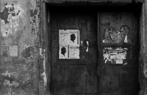 Germany, Berlin, 26 June 1991, house entrance