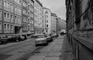 Germany, Berlin, 26 June 1991, New buildings in Linienstrasse