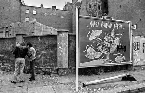 Germany, Berlin, 28 June 1991, advertising poster