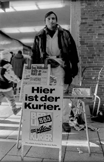 Germany, Berlin, 28.01.1991, the courier is sold