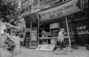 Germany, Berlin, 28.06.1991, entrance to the Tacheles in Oranienburger Strasse
