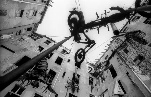 Germany, Berlin, 30.11.1991, art installations