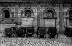 Germany, Berlin, 31.7.1992, Coal ore in the industrial building Pfefferberg