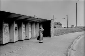 Germany, Greppin, 31/03/1992, village between Wolfen and Bitterfeld