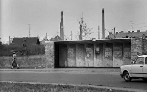 Germany, Greppin, 31/03/1992, village between Wolfen and Bitterfeld