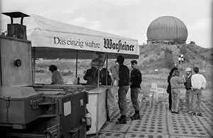 Germany, Osterne, 12.11.1991, Open day in a former missile site of the NVA (now Bundeswehr)