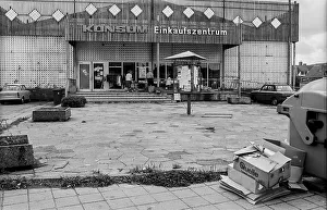 Germany, Semlow, 16.9.1991, KONSUM shopping centre