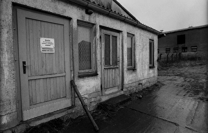 Germany, Sternberg, 12.01.1992, Barrack, Sternberg / Mecklenburg, Europe