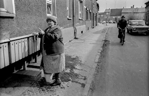 Germany, Wolfen, 31.03.1992, Street