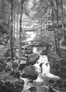 Gertelbach waterfalls or Gertelbach Falls