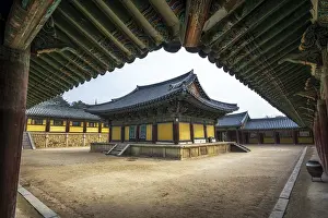 Geukrakjeon hallways in bulgkusa temple
