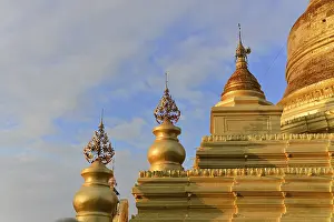 Gilded stupa of the Kuthodaw Pagoda