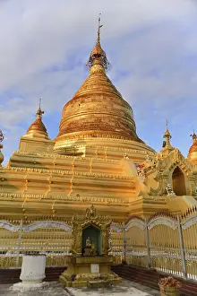 Gilded stupa of the Kuthodaw Pagoda