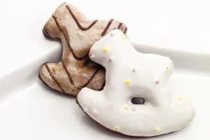 Gingerbread rocking horses