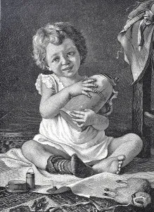 Girl with a Mass, Masskrug, beer mug