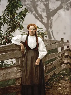 A girl from Voss, Hardangerfjord