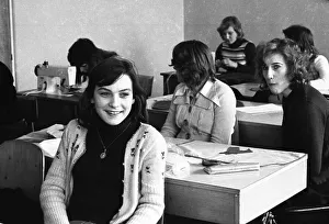 These girls, students of the Women's Vocational School in Gelsenkirchen