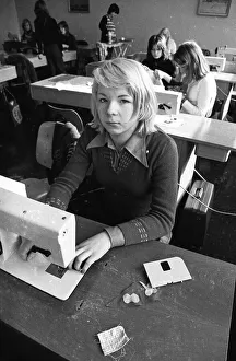 These girls, students of the Women's Vocational School in Gelsenkirchen