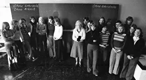 These girls, students of the Women's Vocational School in Gelsenkirchen