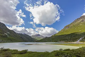 Glacial lake below the Moiry glacier