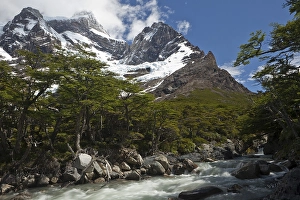 Glacial river in the French Valley