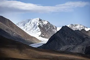 Glaciated and snow-covered peaks