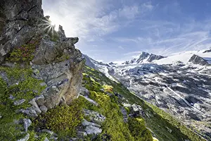 Glacier du Tour, Glacier and mountain peaks