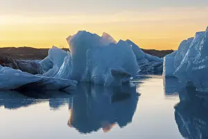 The Glacier Lagoon Joekulsarlon in Iceland