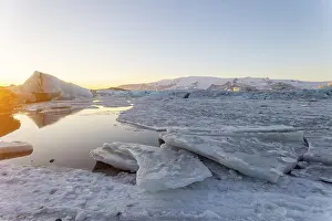 The Glacier Lagoon Jokulsarlon in Iceland