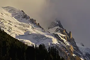Glacier on the Mont-Blanc massif