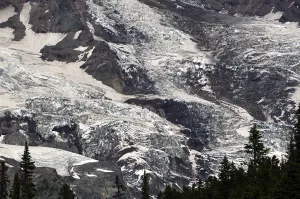 Glacier in Mount Rainier National Park