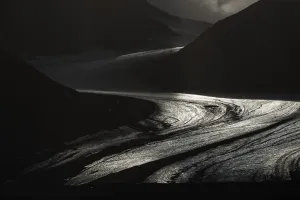 Glacier tongue, Kongsbreen Glacier
