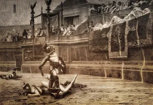 Gladiatorial Fights at the Colosseum