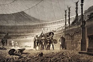 Gladiatorial Fights at the Colosseum