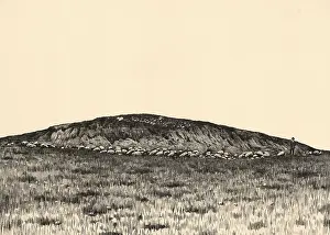 The Glambeck terminal moraine, example of a massive glacial embankment of rock
