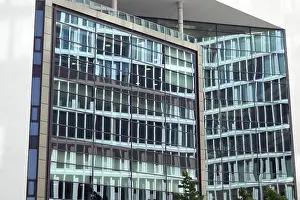 Glass facade in Frankfurt<br> Glass faade in Frankfurt