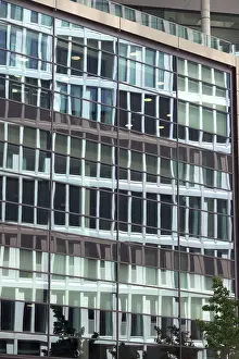 Glass facade in Frankfurt<br> Glass faade in Frankfurt