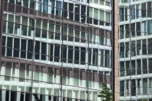 Glass facade in Frankfurt<br> Glass faade in Frankfurt