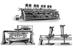 Glass grinding machines by Emil Offenbacher