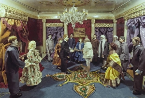 Glimpses of mahatma gandhi meeting king george buckingham palace, india, asia
