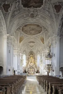 GoBweinstein, pilgrimage church/ view to the east<br> G??weinstein