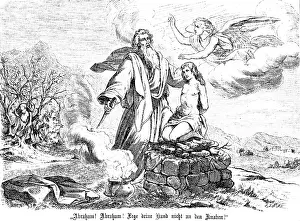 God commands Abraham to sacrifice his only son Isaac