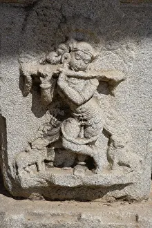 God Krishna statue carved in Vitthala temple complex